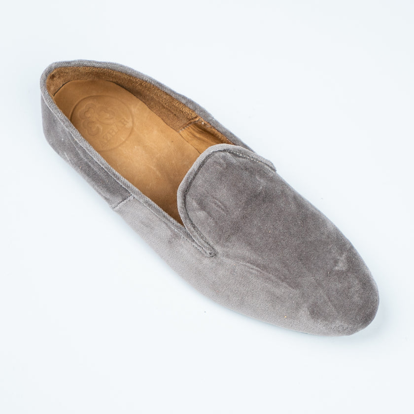 Slippers  en Terciopelo Camel