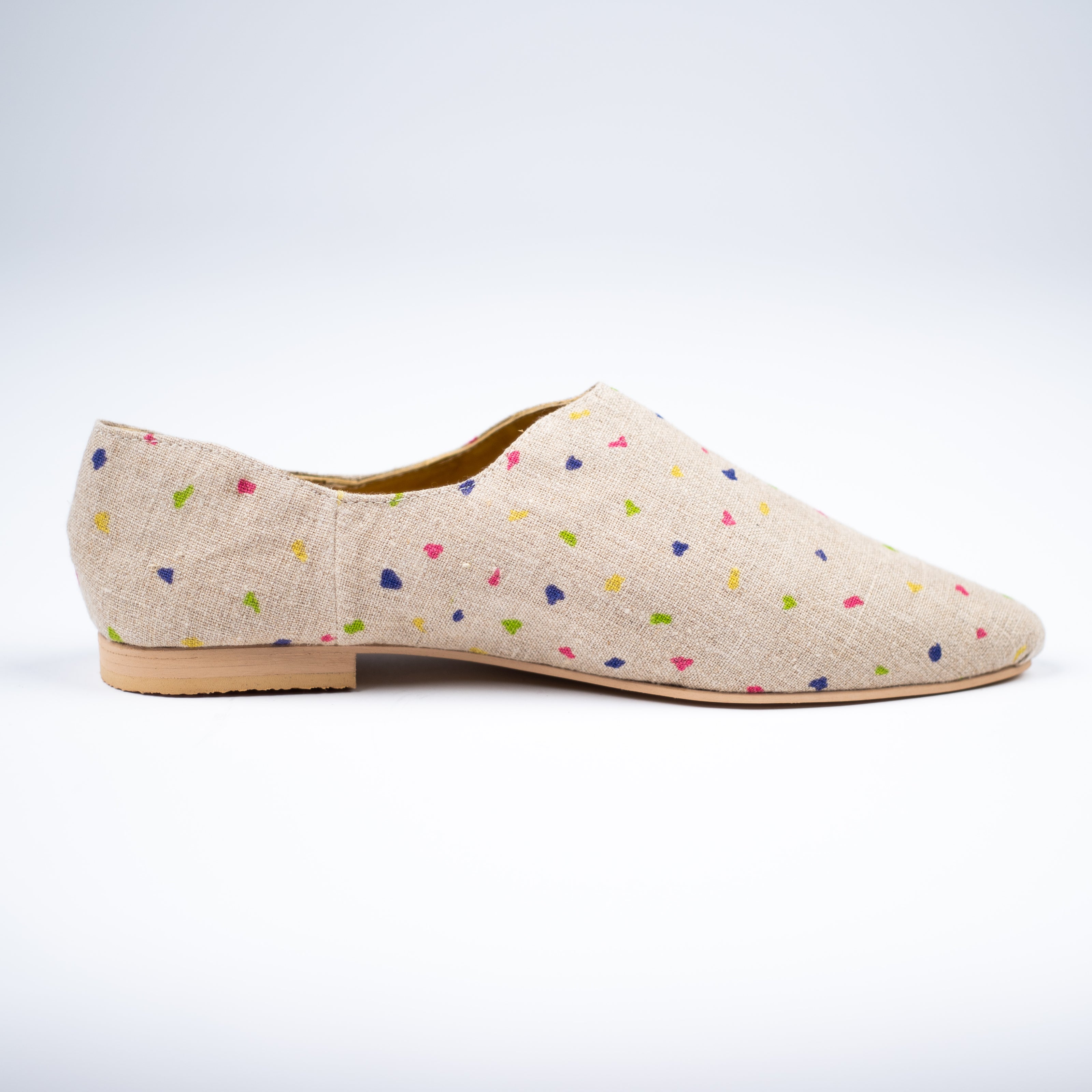 BABUS LINO BELGA BEIGE CON LUNARES