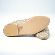 SLIPPERS DE ORGANZA NUDE CON LENTEJUELAS