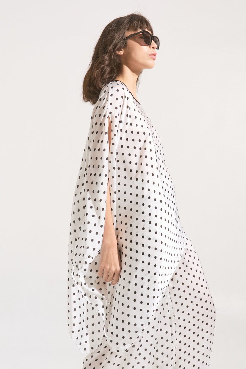 Conjunto Seda Polka Dots