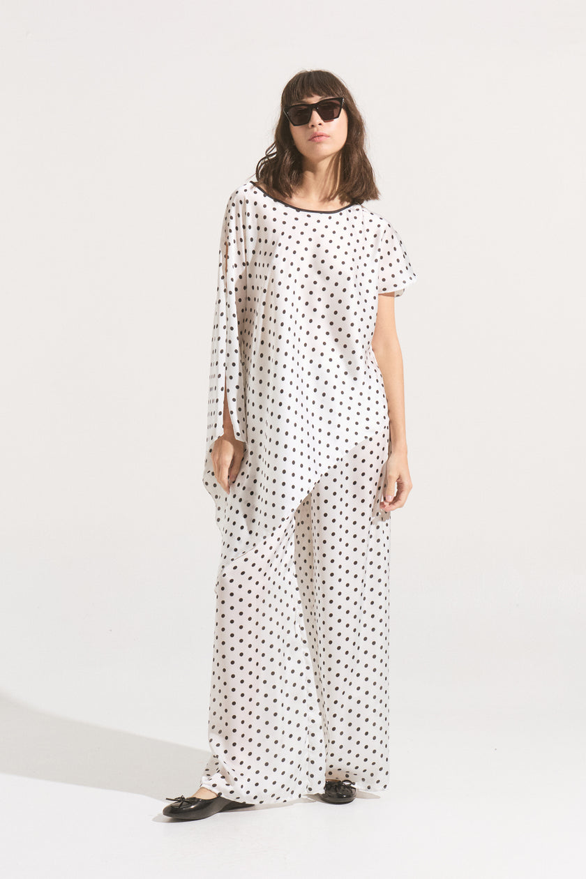 Conjunto Seda Polka Dots