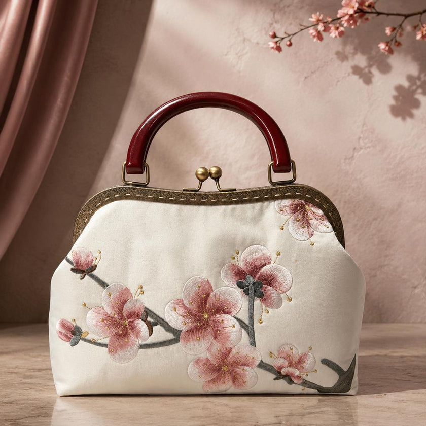 Cartera Sakura Marfil