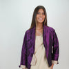 Chaqueta Bicolor de Shantung de Seda – Elegancia y Distinción