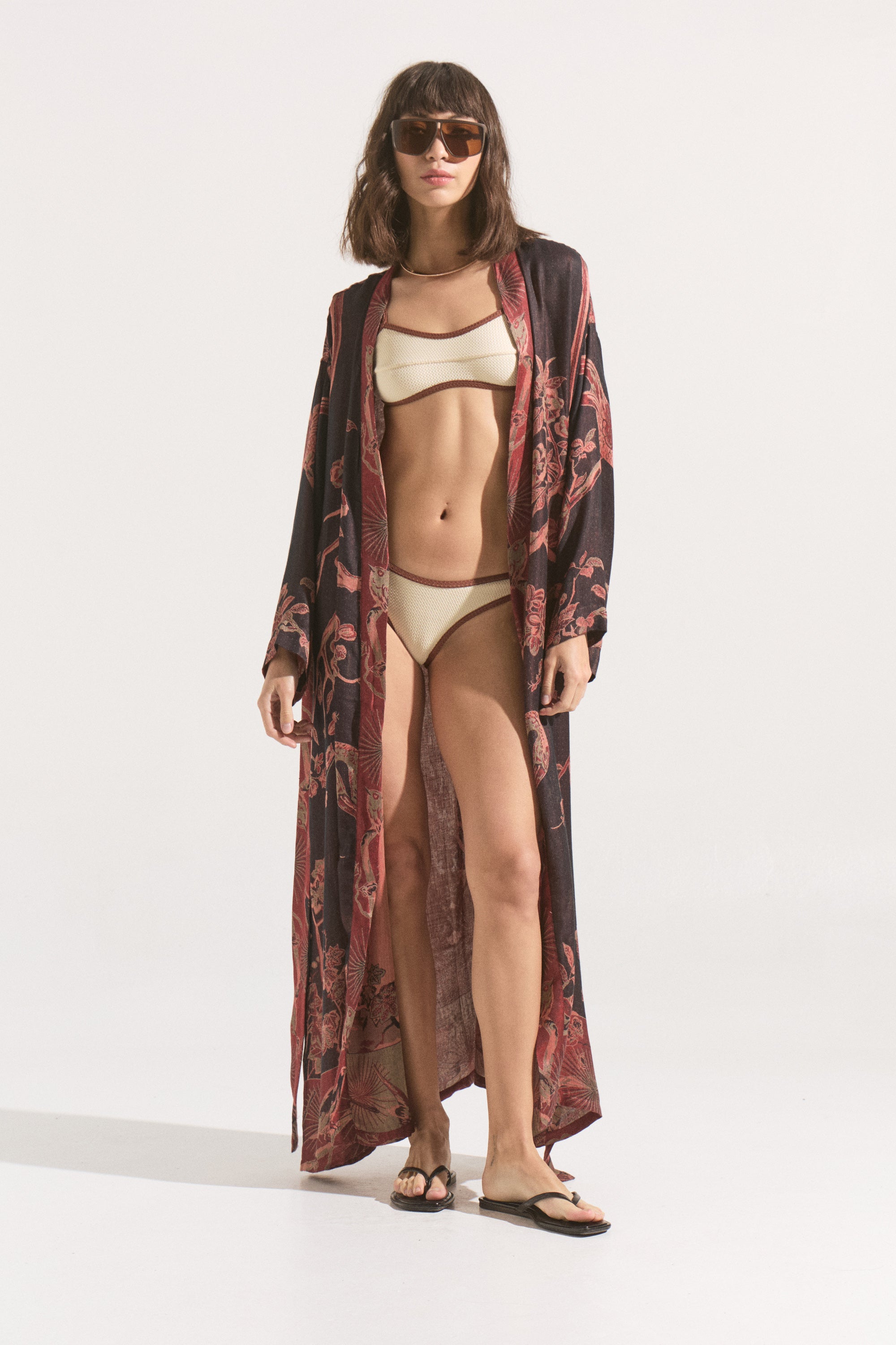 Kimono Bosque Rubi