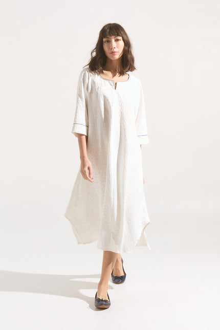 Vestido Jacquard Lienzo de Luz