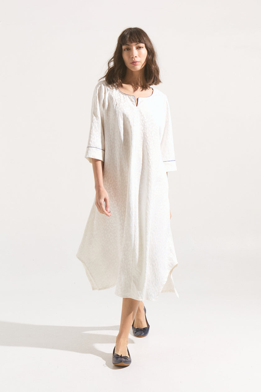 Vestido Jacquard Lienzo de Luz