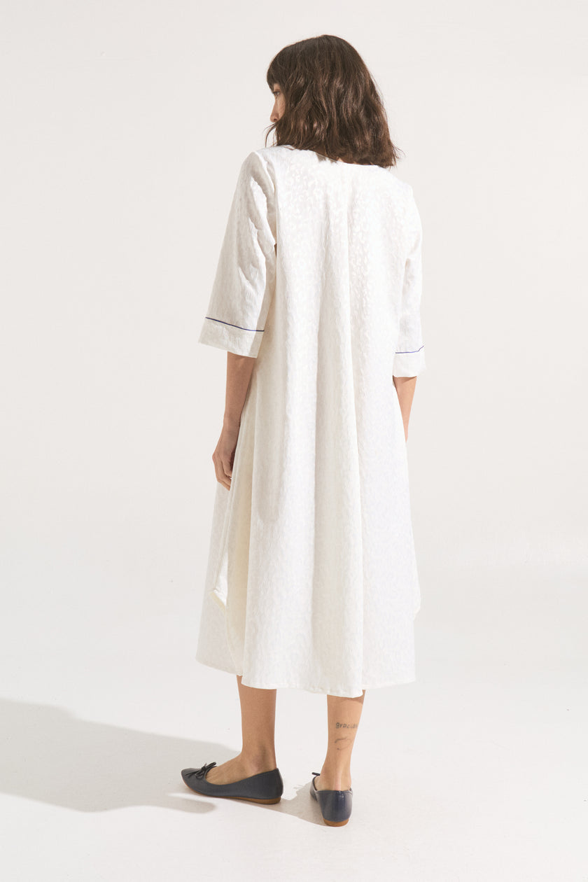 Vestido Jacquard Lienzo de Luz