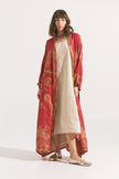 Kimono Grullas Imperiales Carmesí