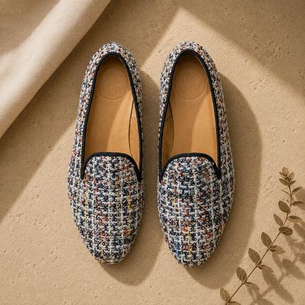 Slippers Tweed de Lana Fantasía