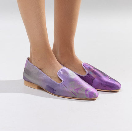 Slippers de Seda Aura Violeta