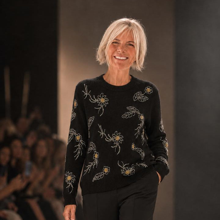 Sweater Cashmere Bordado